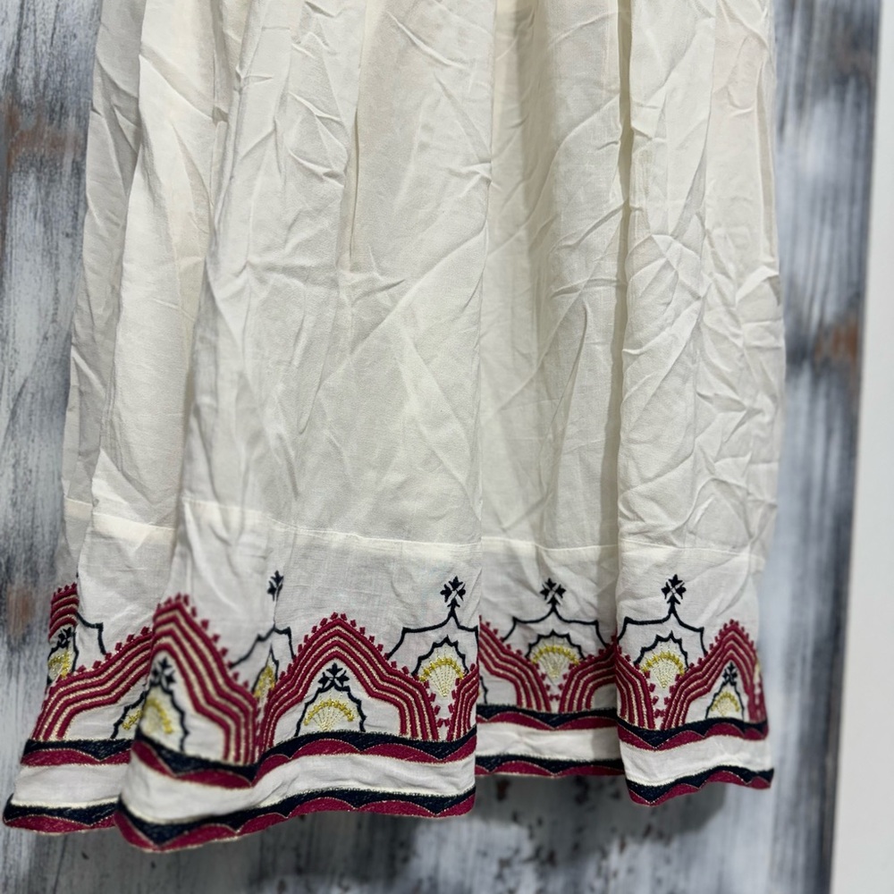 Free People Sweet Escape Midi Embroidered Bohemian Dress Size Medium ~ NWOT - Picture 6 of 12